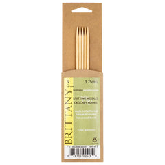 Brittany Birchwood Double Pointed Knitting Needles 7.5" (Sizes 3 to 17)