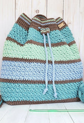 Color Wave Backpack (Crochet)