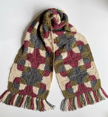 Patchwork Revelry Scarf (Crochet)