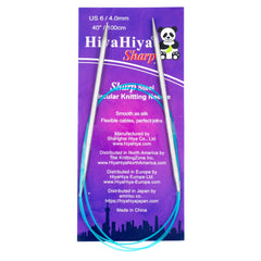 HiyaHiya SHARP Stainless Steel Circular Needles 40" (Sizes 4 to 7)